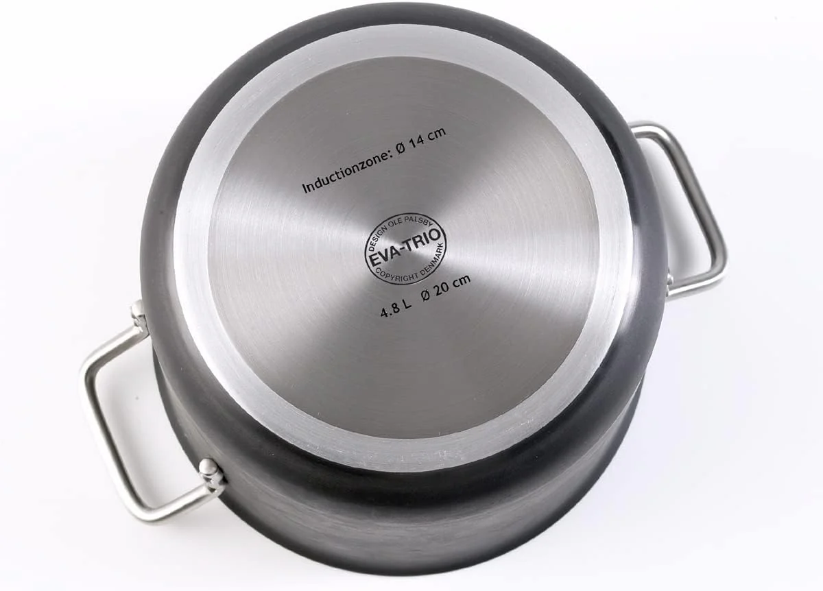 Eva-Trio | Kochtopf 7,0l Dura Line | Verschleissfest | Grey 24 cm, 24 cm - Image 3