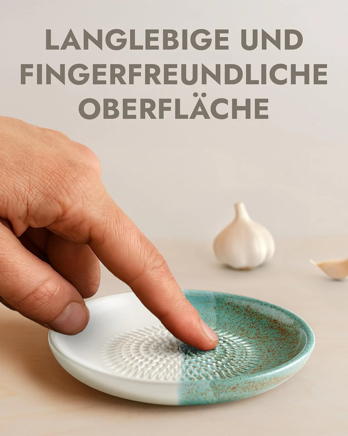 evergrate Geniales Duo: Tellerreibe + Dipschale Motiv Ice mit 2 Küchenpinsel und 2 Rezepthefte, Ice - Image 2