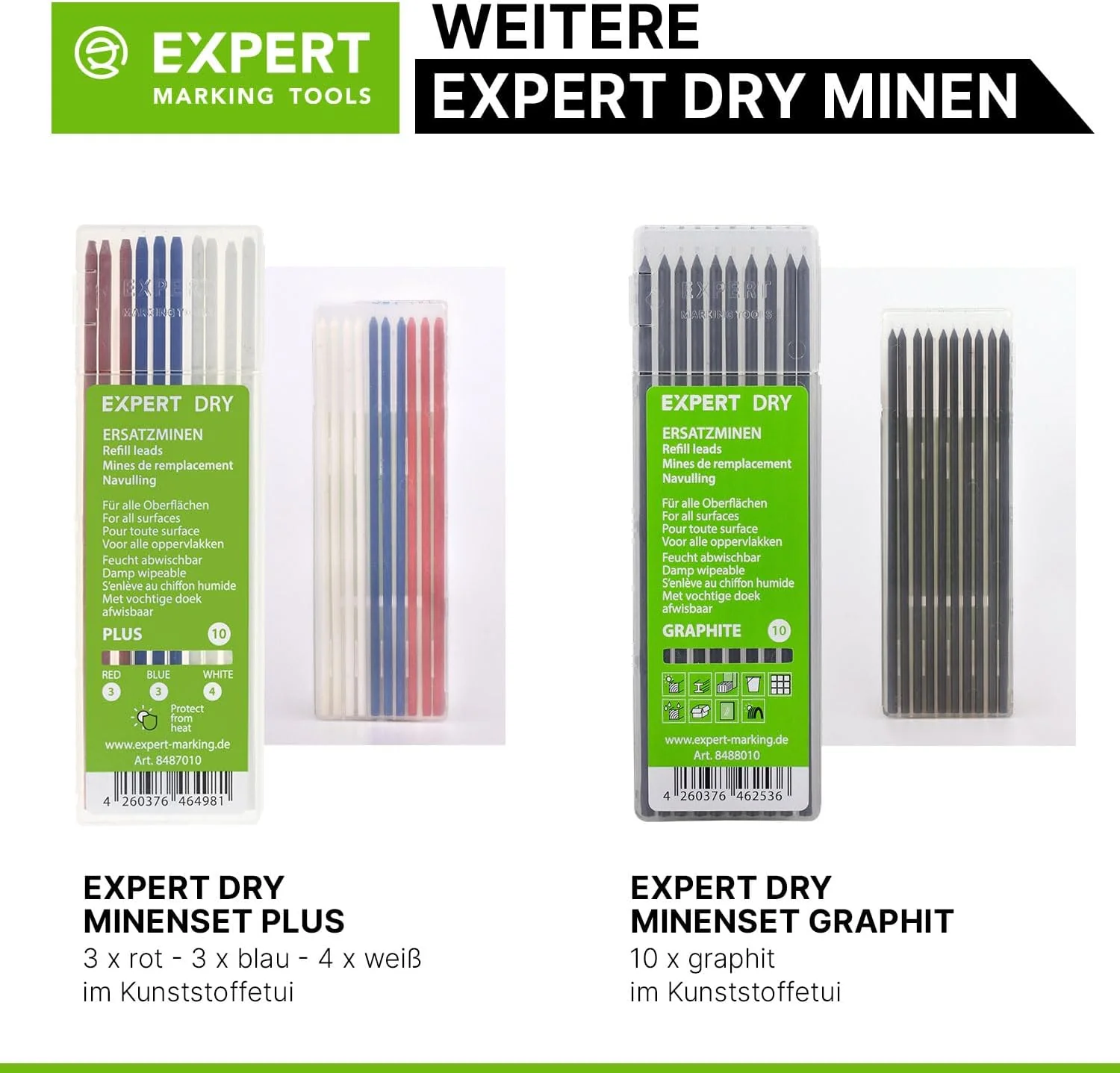 EXPERT DRY Minenset Basic Pro Pack 10x10 Minen | Spezialminen für Holz, Metall, Kunststoff & mehr | - Image 6