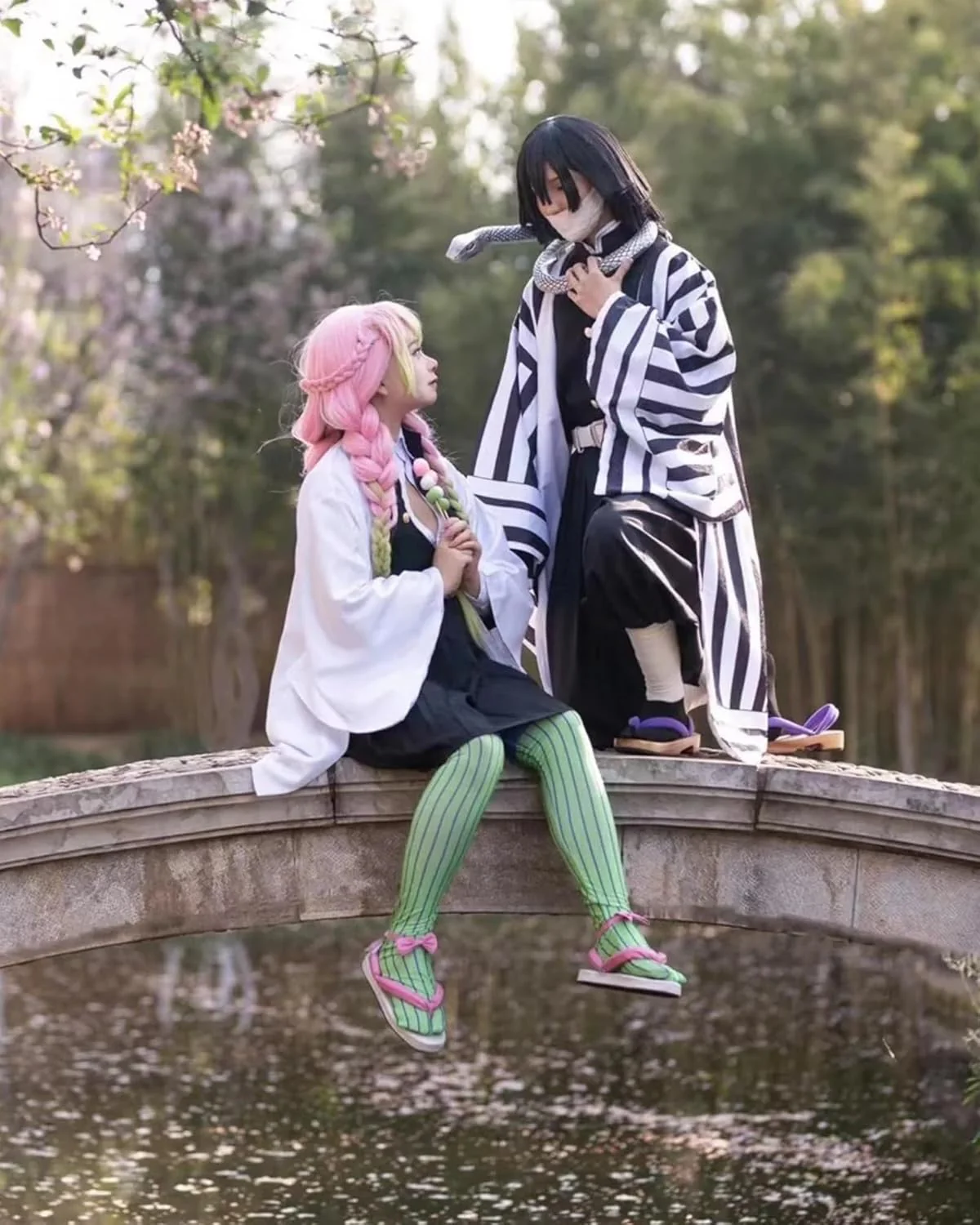 FCCAM Agatsuma Zenitsu Cosplay Kimono Vollständiger Satz Anime Zenitsu Cosplay Kostüm Erwachsene Sch - Image 4