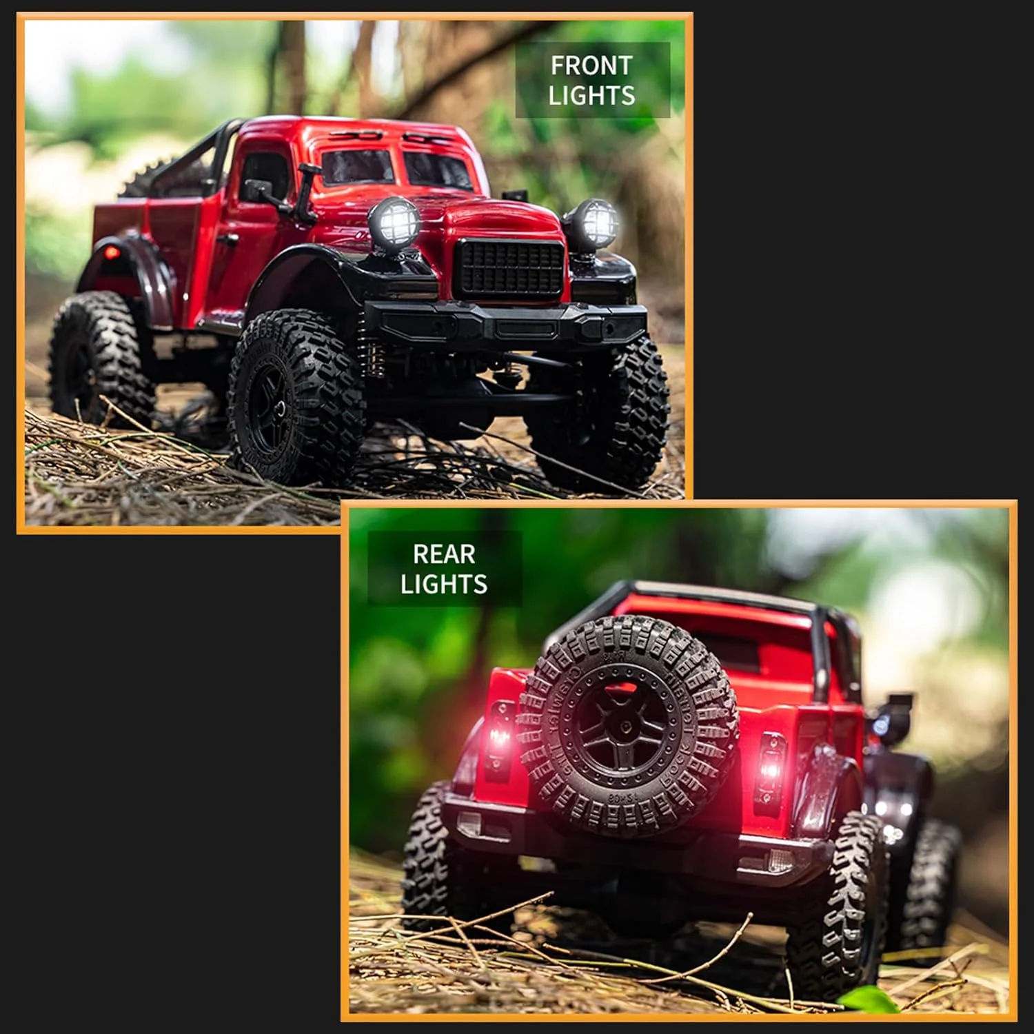 Ferngesteuerter LKW 1:18-4WD All Terrain RC – RC Auto mit 2 Akkus und Geschwindigkeitsregelung – 2,4 - Image 3