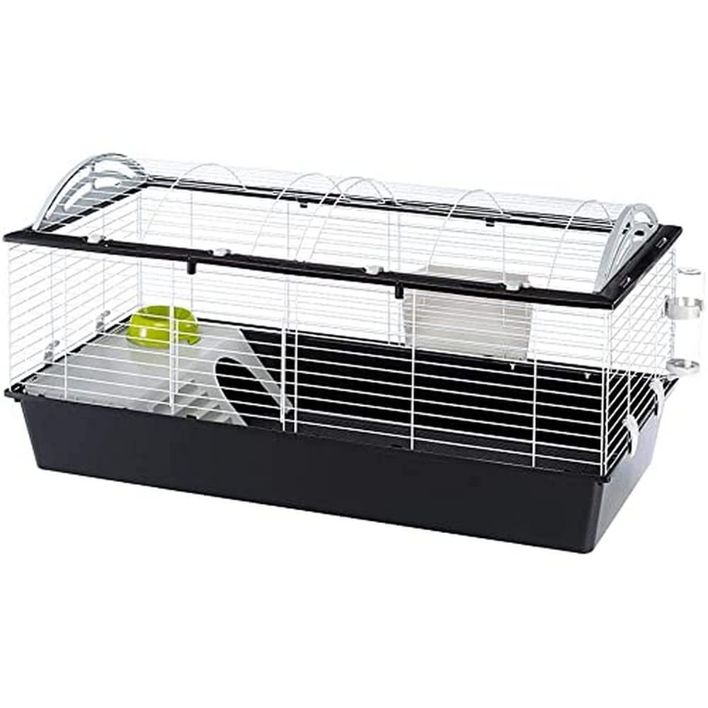 FERPLAST Nagetierkäfig CASITA 120 für Kaninchen, Meerschweinchen, Meerschweinchen, aus Metall, inklu