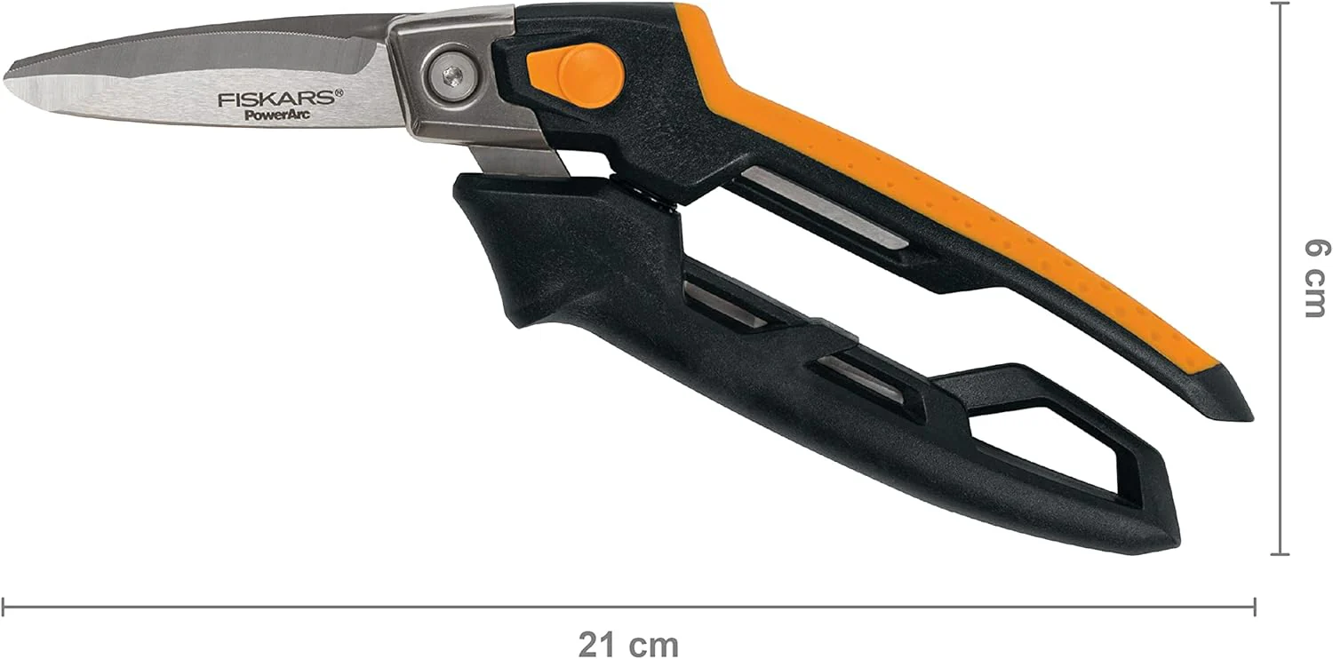 Fiskars Hochleistungsuniversalschneider, Bis zu 30% mehr Kraft, Länge 12 cm, Hitzebehandelte Klingen - Image 7