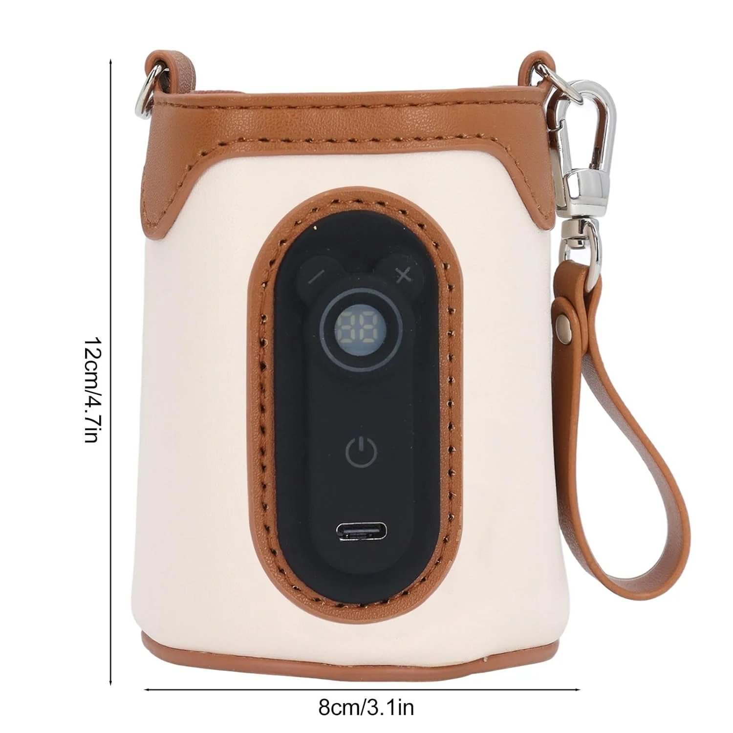 Flaschenwärmer Hülle, Babyflaschenwärmer Tasche, USB Betrieben 26 Gänge Temperatureinstellbarer Trag - Image 3