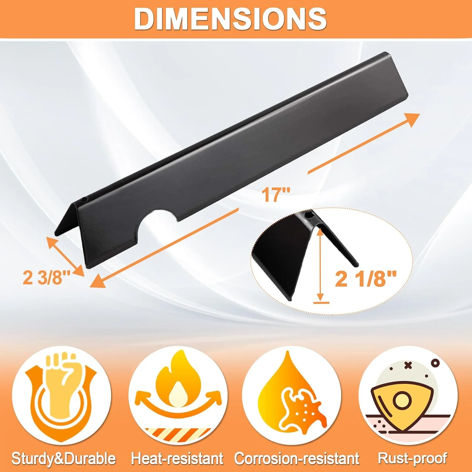 Flavorizer Bars für Weber Genesis 2 Weber Grillteile, Weber Genesis II 410 & II LX 440 Grill (2017 & - Image 3