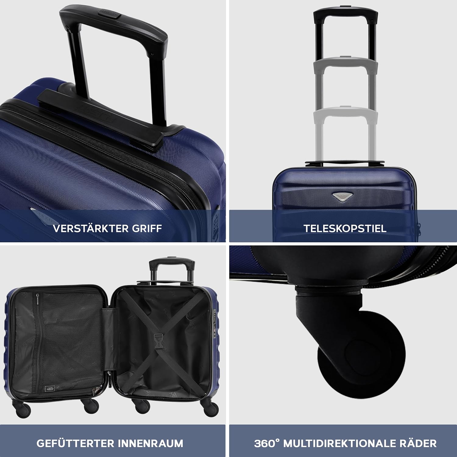 Flight Knight ABS-hartschalenkoffer Kabinen- Und Handgepackoptionen, Die Fur Uber 100 Fluggesellscha - Image 7