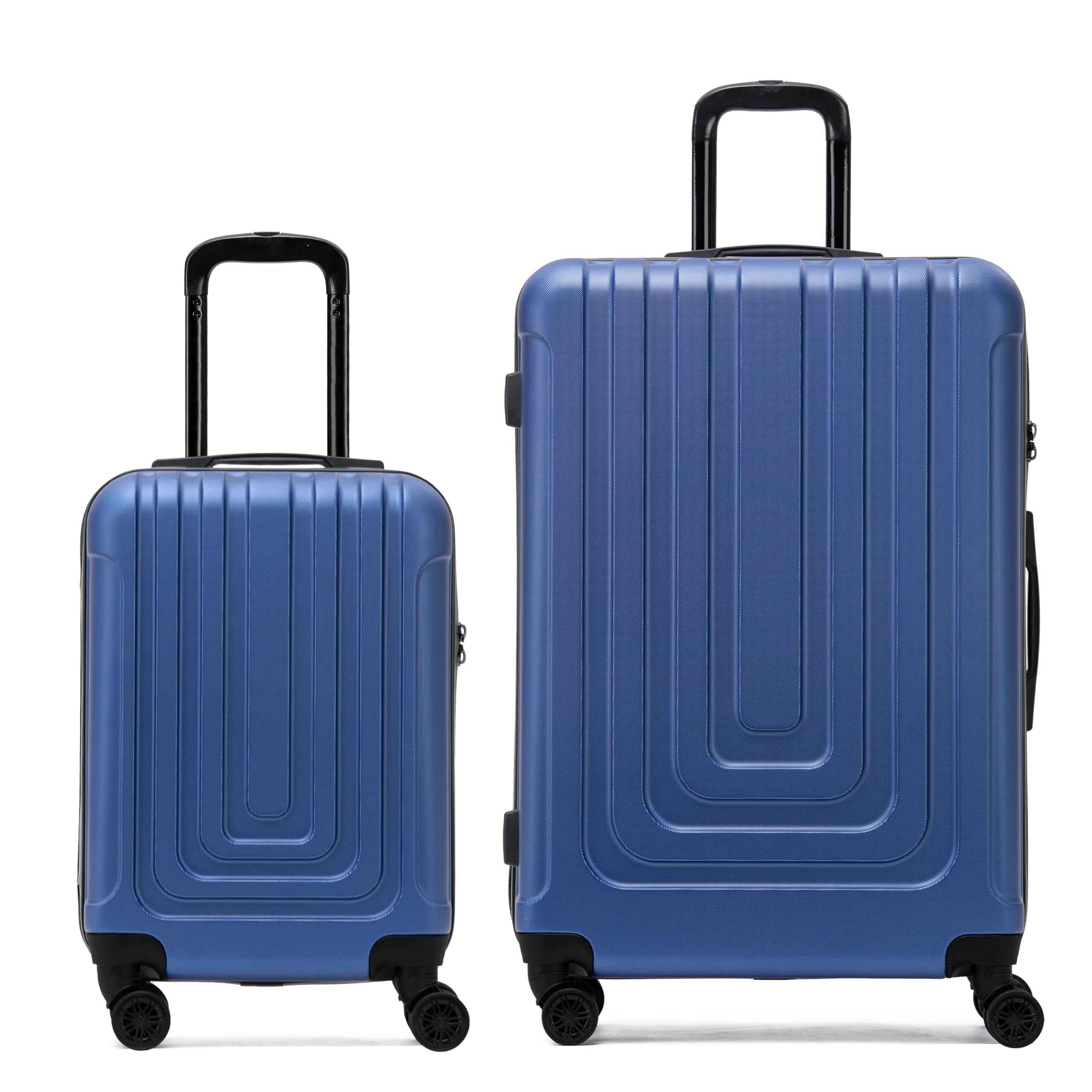 Flight Knight Premium Lightweight Suitcase - TSA-Schloss Mit USB-Anschluss - 8 Spinner-Rader - ABS-H