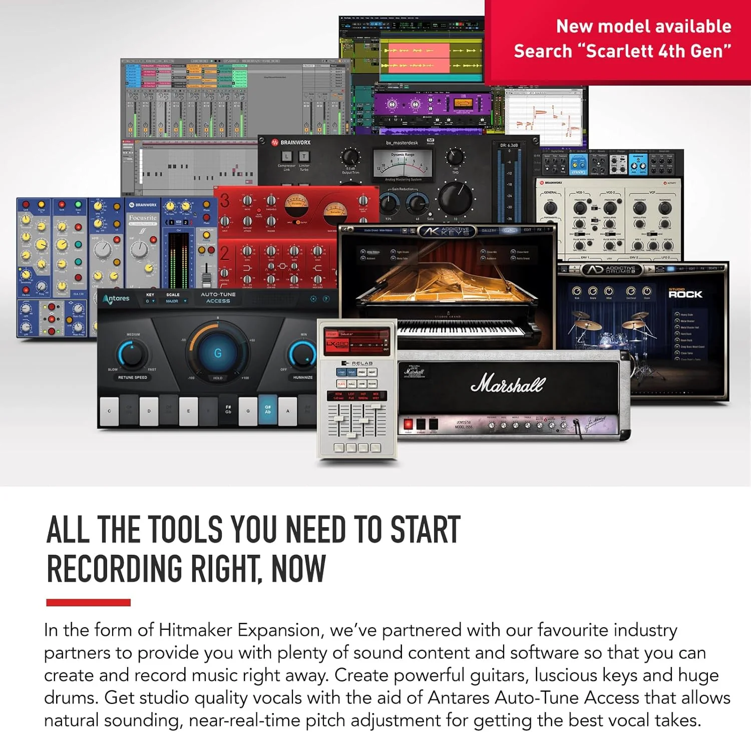 Focusrite Scarlett 4i4 3. Gen USB-Audio-Interface für Aufnahmen, Kompositionen und Streaming — High- - Image 8
