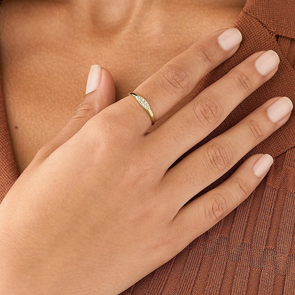Fossil Damen Ring, All Stacked Up Gold-Tone Edelstahl Stapel Ring 4 Goldfarbe, 4 Goldfarbe - Image 4