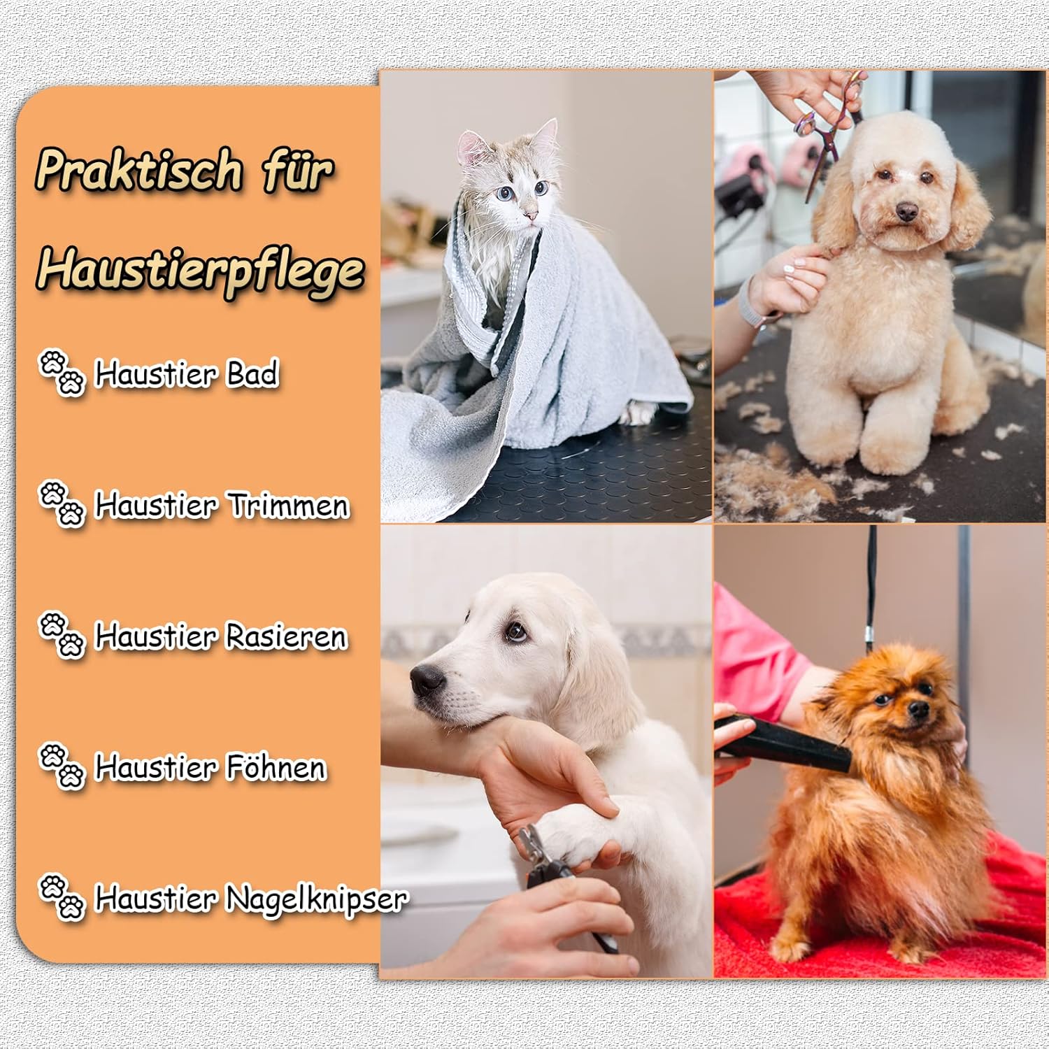 Froadp Hundefrisiertisch, Trimmtisch für Hunde und Katzen Haustiere, Hundefriseur Tisch, Haustierpfl - Image 6