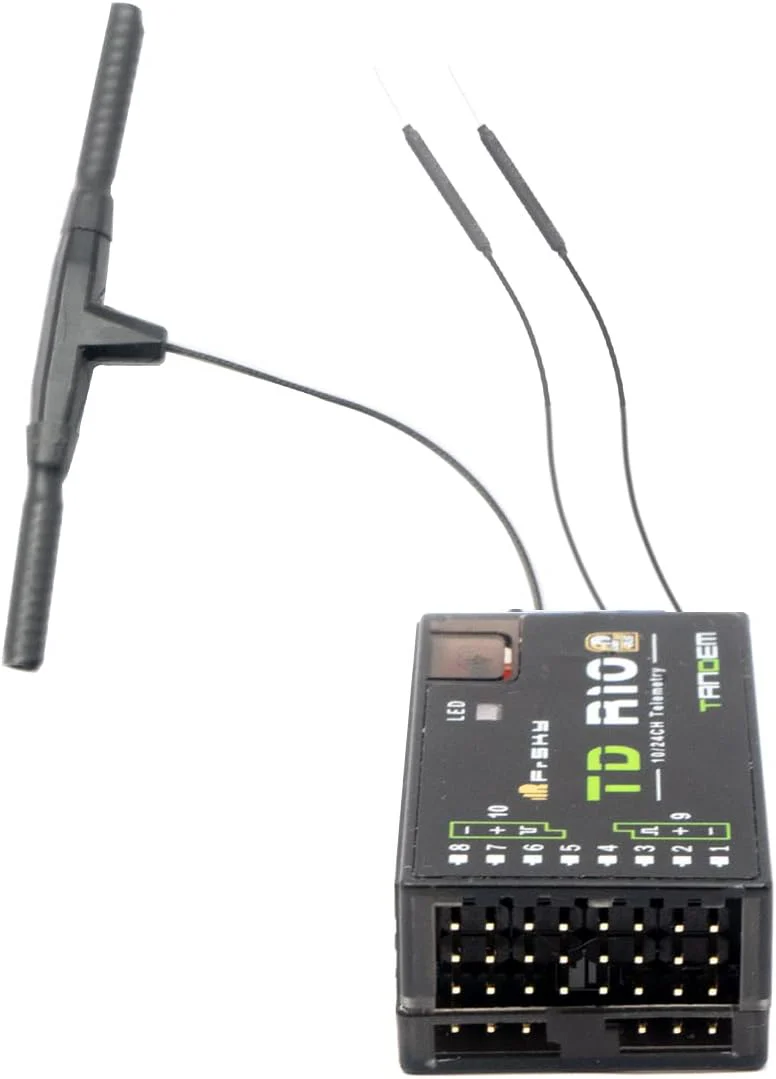 FrSky TD R10 Dreifachantenne kompatibel mit 900 MHz und 2,4 GHz 10-Kanal Low Latency Signal und Lang - Image 2