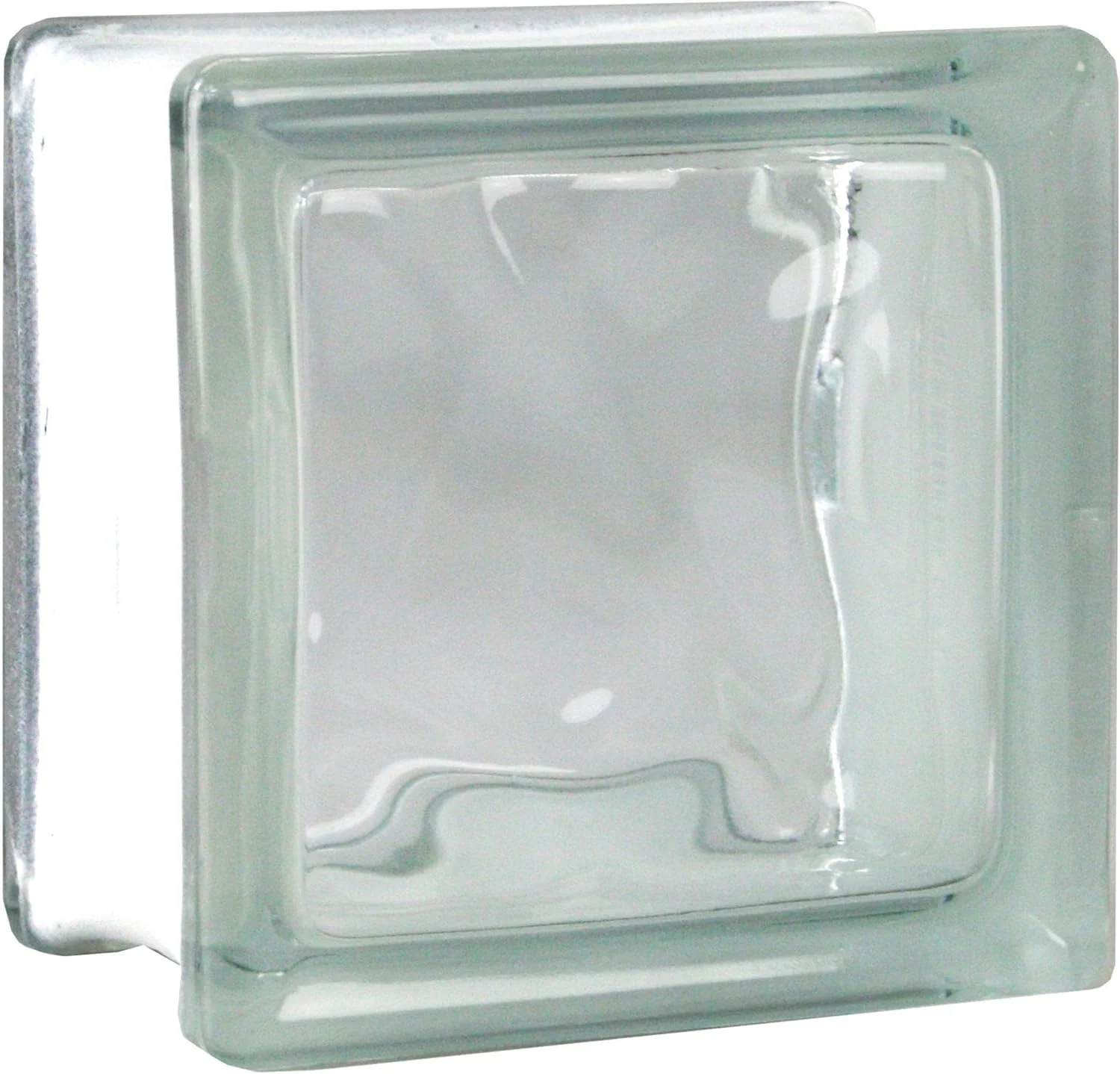 Fuchs Design 5 Stück Glassteine Wolke Klar 1-seitig satiniert 11,5x11,5x8 cm, 1-seitig satiniert 11, - Image 2