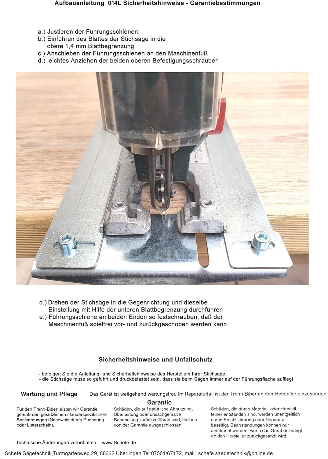 Führungsschiene kompatibel mit allen Stichsägen statt Stichsägetisch oder Kreissäge - Image 7