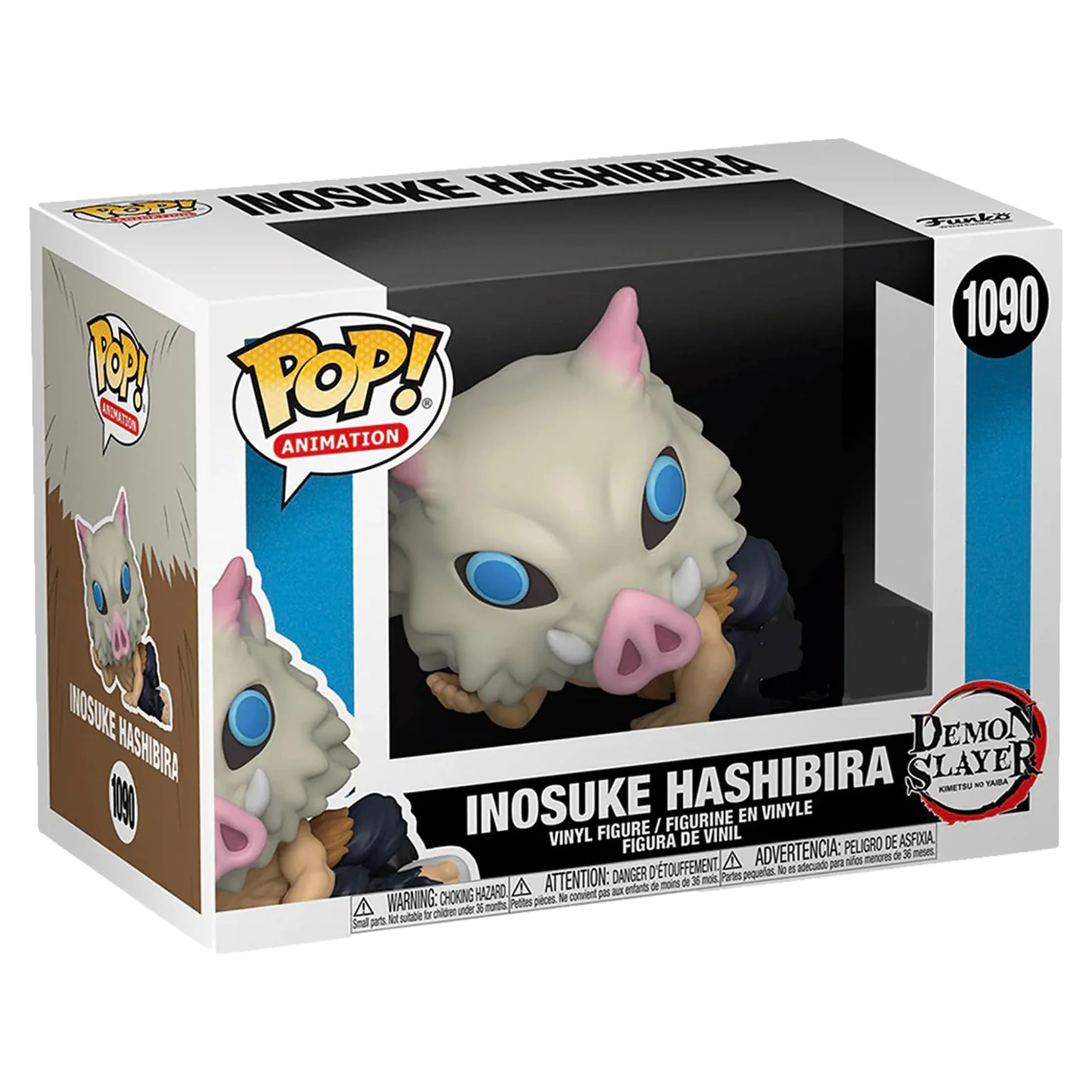 Funko POP! Animation #1090 Demon Slayer Inosuke Hashibira Lounging in Mask Vinyl Figure - BoxLunch E