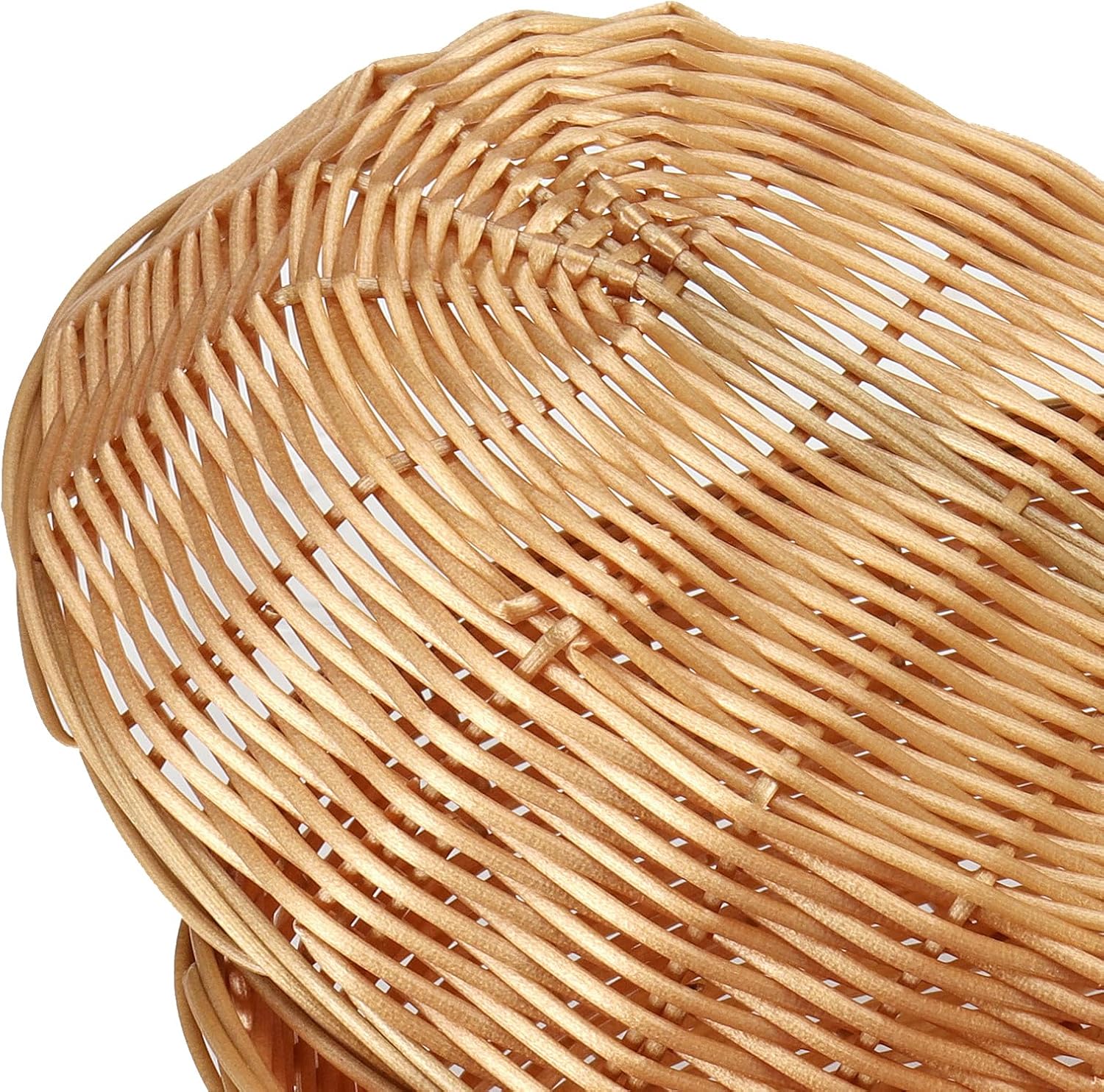 FUNSUEI 18er Set Brotkorb Oval Kunststoff, Brötchenkorb Brotkörbchen aus Plastik, 23 x 15 x 6,5cm Br - Image 3