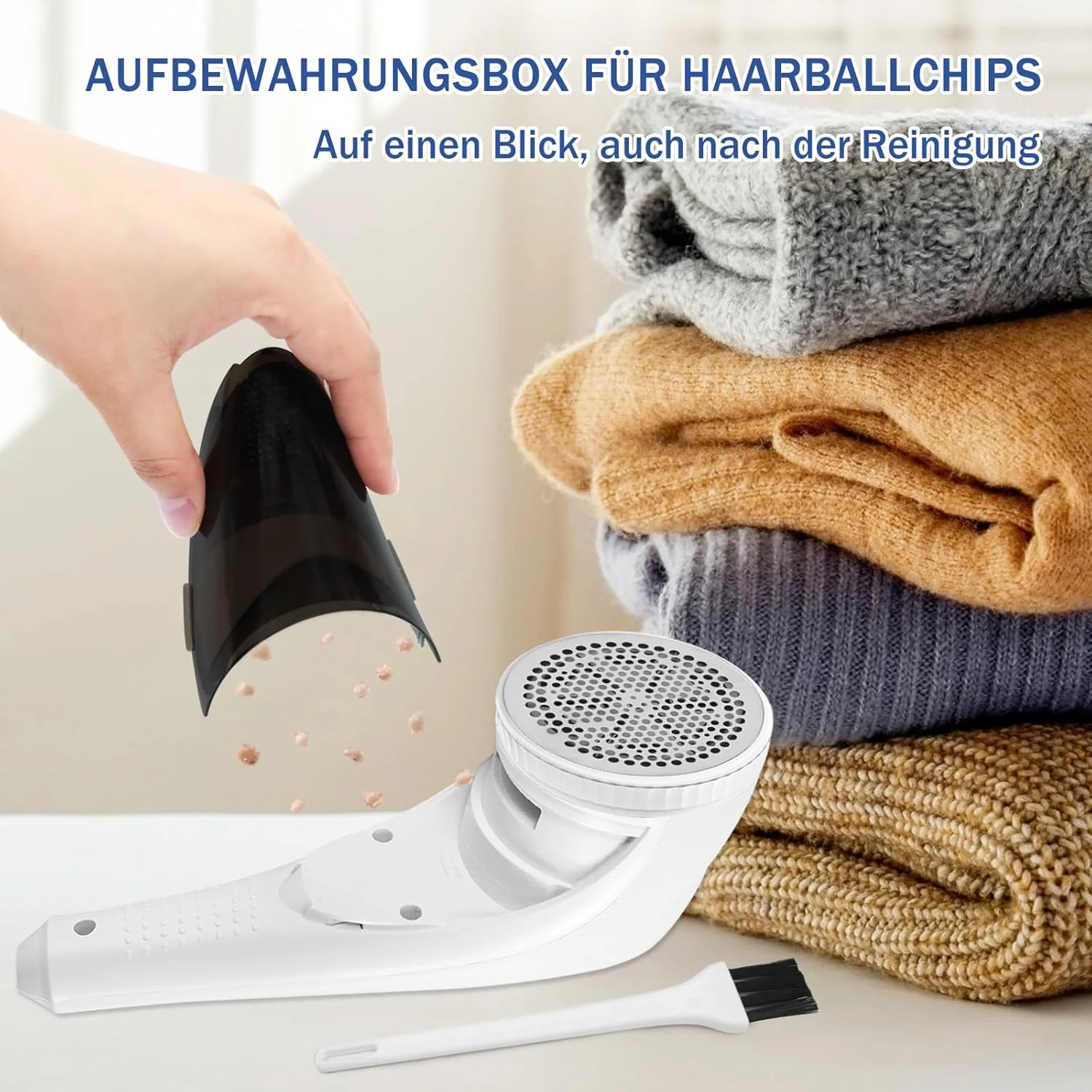 Fusselrasierer Elektrisch, fusselrasierer mit LED-Anzeigen USB-Ladung, Elektrisches Fusselentferner, - Image 7