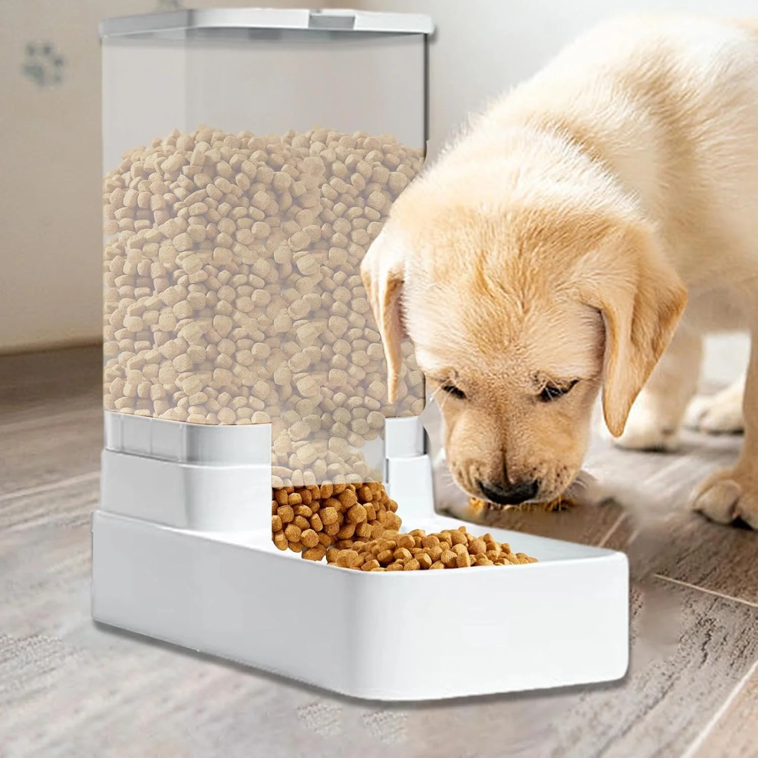 Futterautomat, Automatischer Futterspender Katze, 3.8L Wasserspender Hund, Automatischer Schwerkraft - Image 3