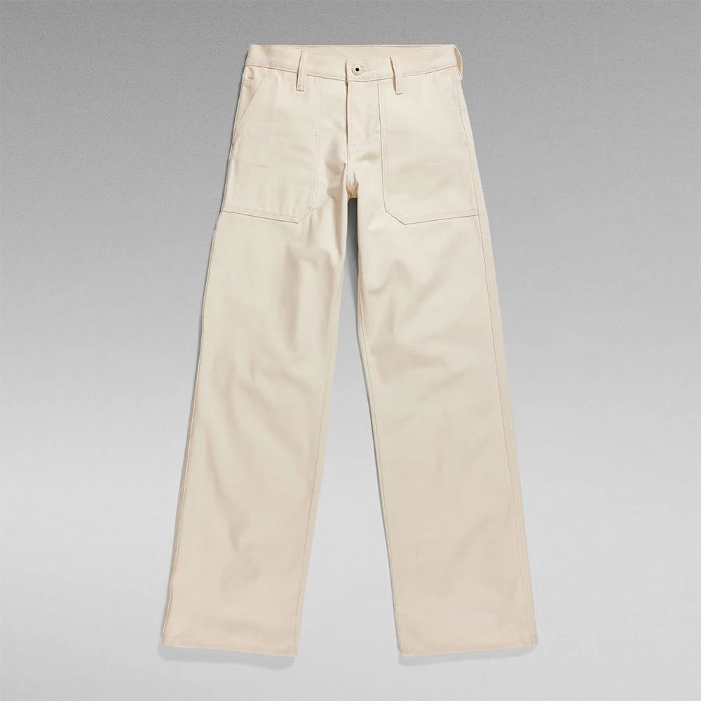 G-STAR RAW Damen Judee Carpenter Loose Jeans 23W / 30L Beige (Ecru D23590-d491-159), 23W / 30L Beige - Image 4