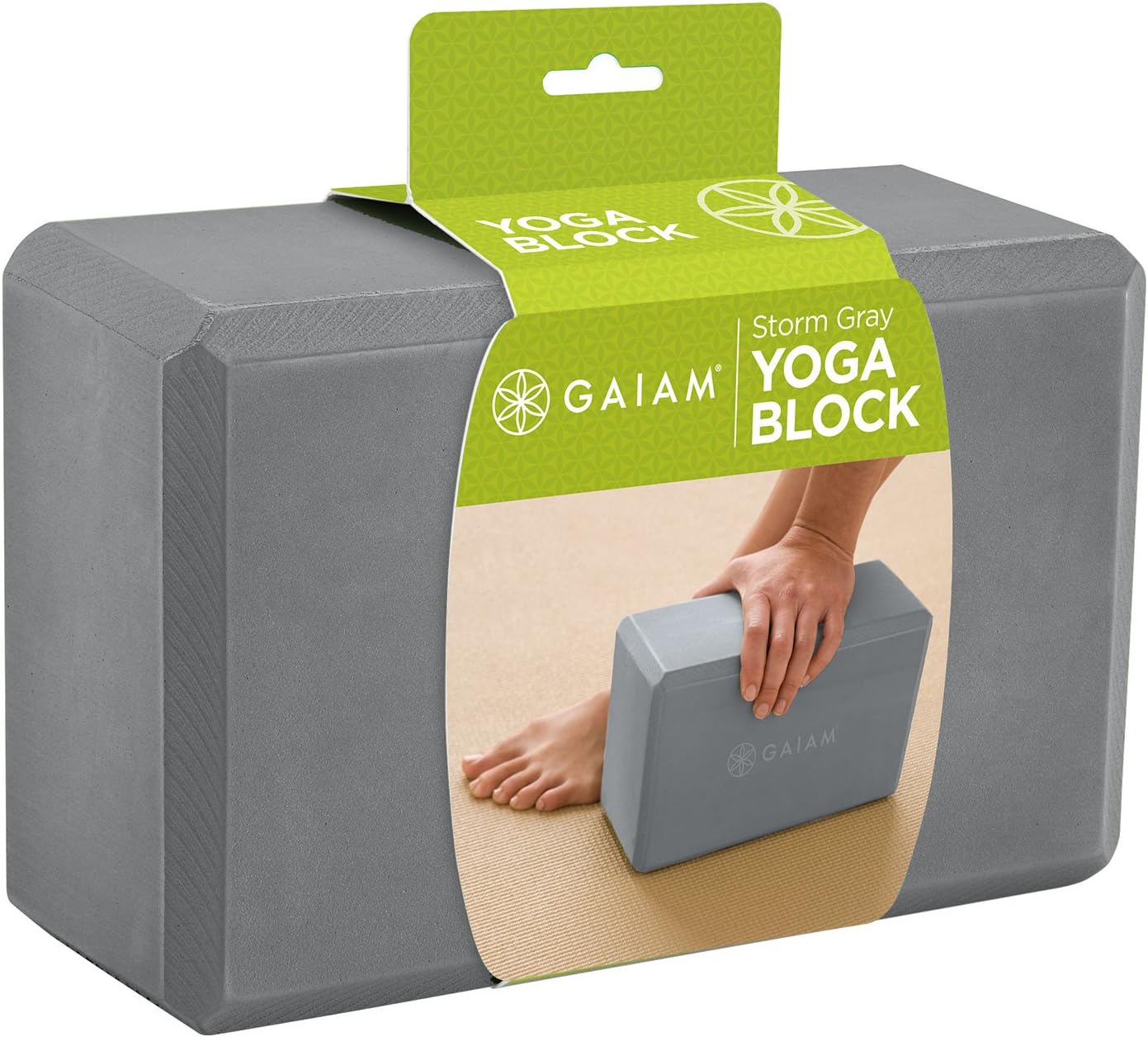 Gaiam Yogablocke Yoga Block Storm Gray STANDARD, Storm Gray STANDARD - Image 2