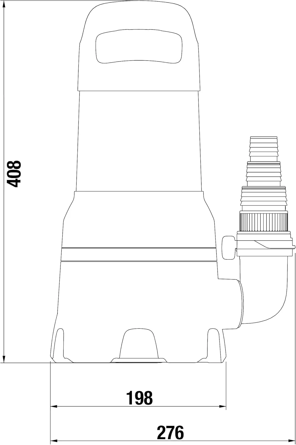 Gardena Schmutzwasser-Tauchpumpe 25000: Tauchpumpe mit Fördermenge 25.000 l/h, Automatic-Funktion, S - Image 3