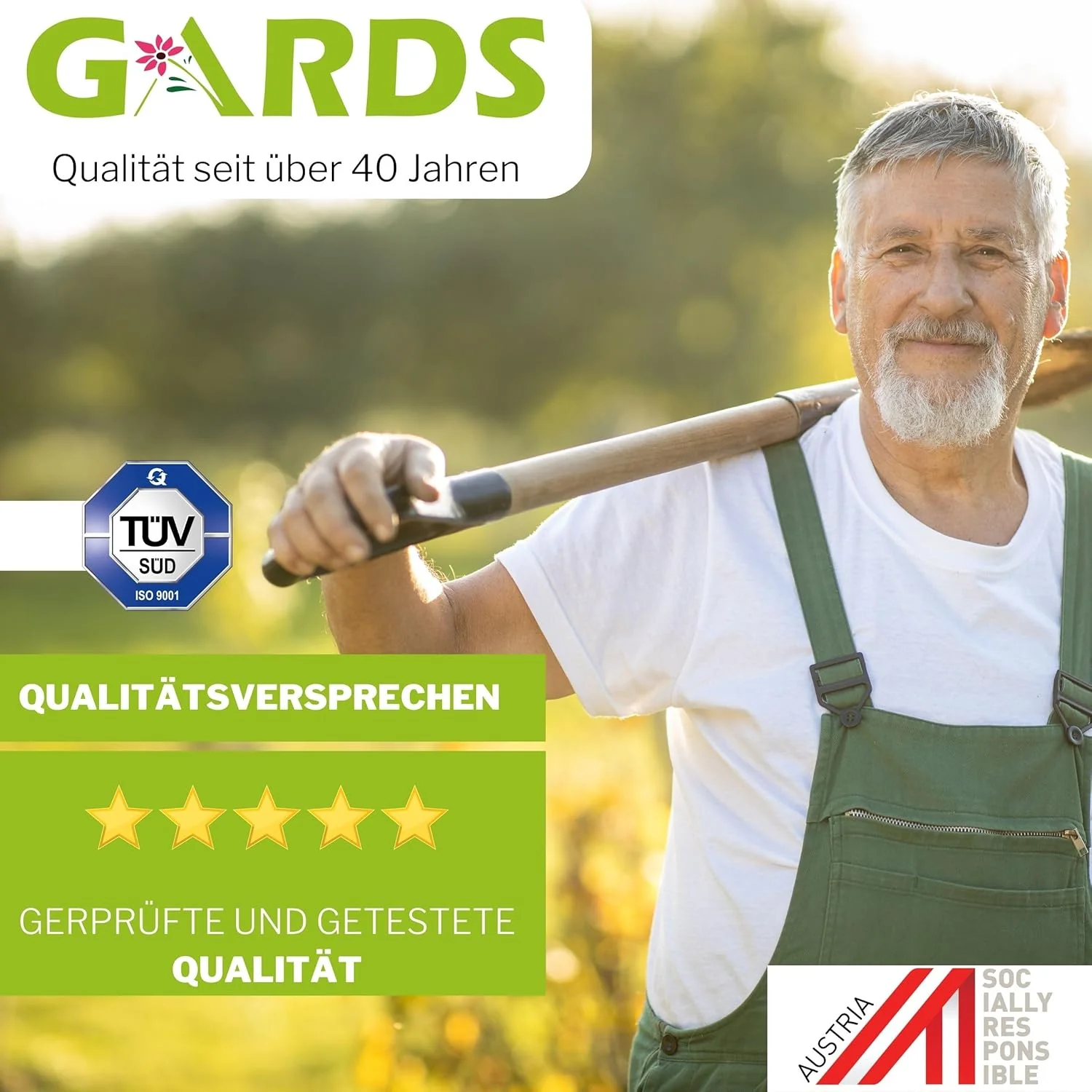 Gards® Baumanbinder 2er Set – Vliesband – Gartenschnur, 25 Meter, atmungsaktiv, luftdurchlässig, wit - Image 5