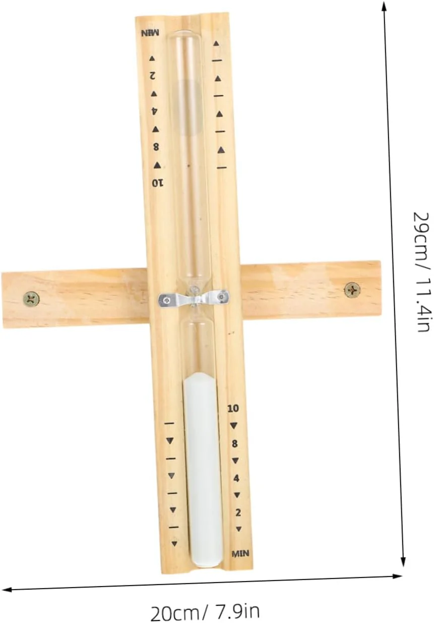 Garneck Sauna Sanduhr Sanduhr Holz Sauna Timer 10-Minuten Timer Für Saunaraum Und Haushalt - Image 2