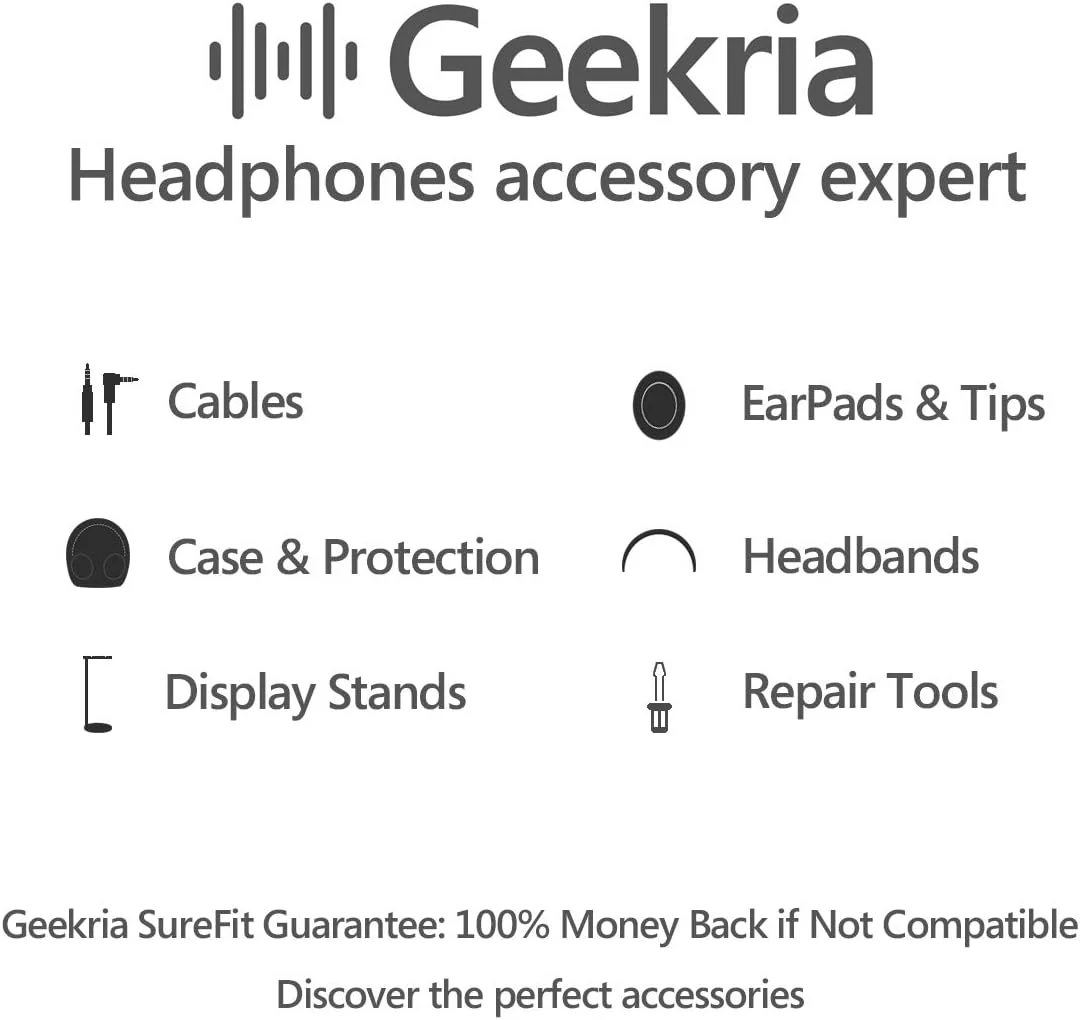 Geekria UltraShell Kopfhörer-Hülle kompatibel mit Bose QC45, QC 35 II Gaming, QC 35 II, QC 35 Case E - Image 7