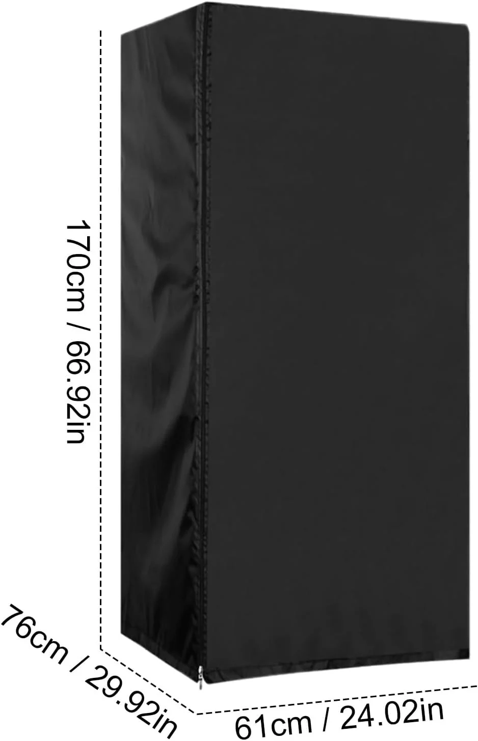 Gefrierschrank Abdeckung, Kühlschrank Abdeckung Outdoor, Kühlschrankabdeckungen, Aufrechte Gefriersc - Image 5