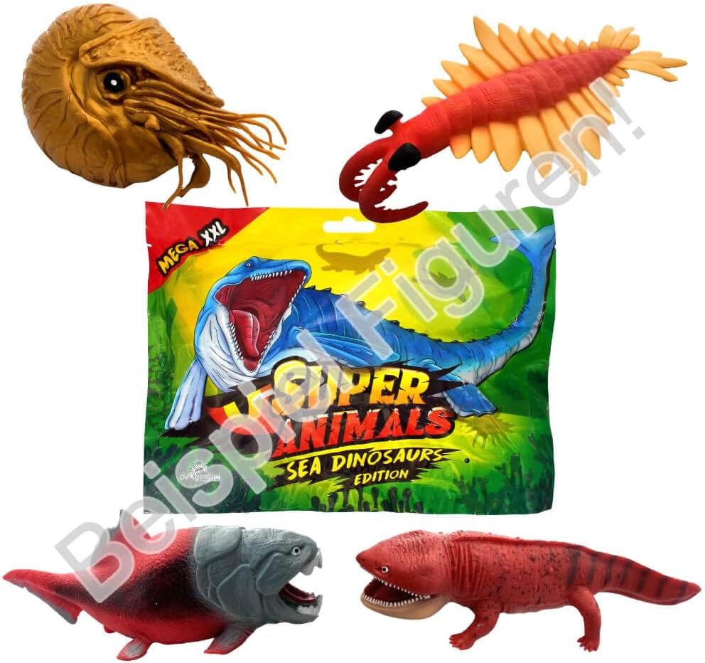 Generisch DeAgostini Super Animals Figur - Sea Dinosaurs Edition - Sammelfigur Sea Dino - 3 Tüten - Image 2
