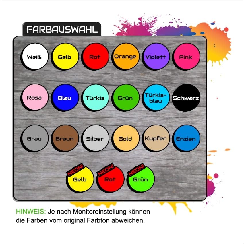 Generisch Herzschlag Füsse Aufkleber Sticker Baby Kinder Love Mama Junge Mädchen Sparset (2X S 2X L - Image 7