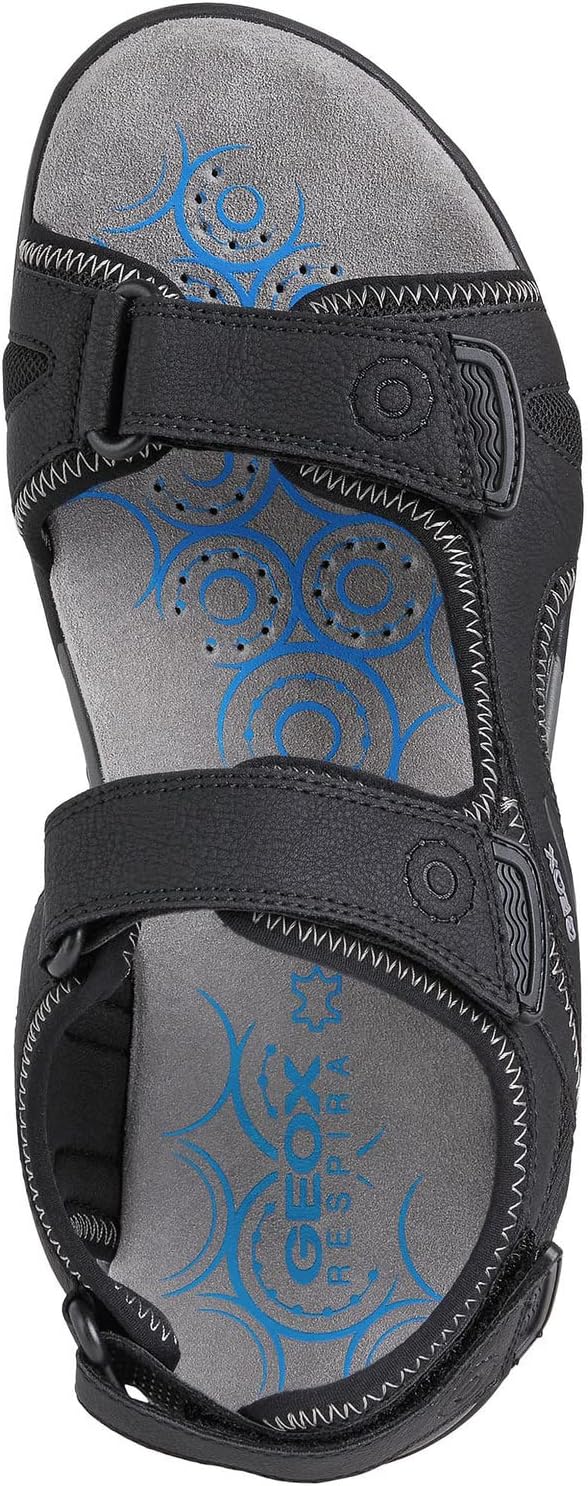 Geox Herren U Spherica Ec5 A Sandalen 41 EU Schwarz, 41 EU Schwarz - Image 2