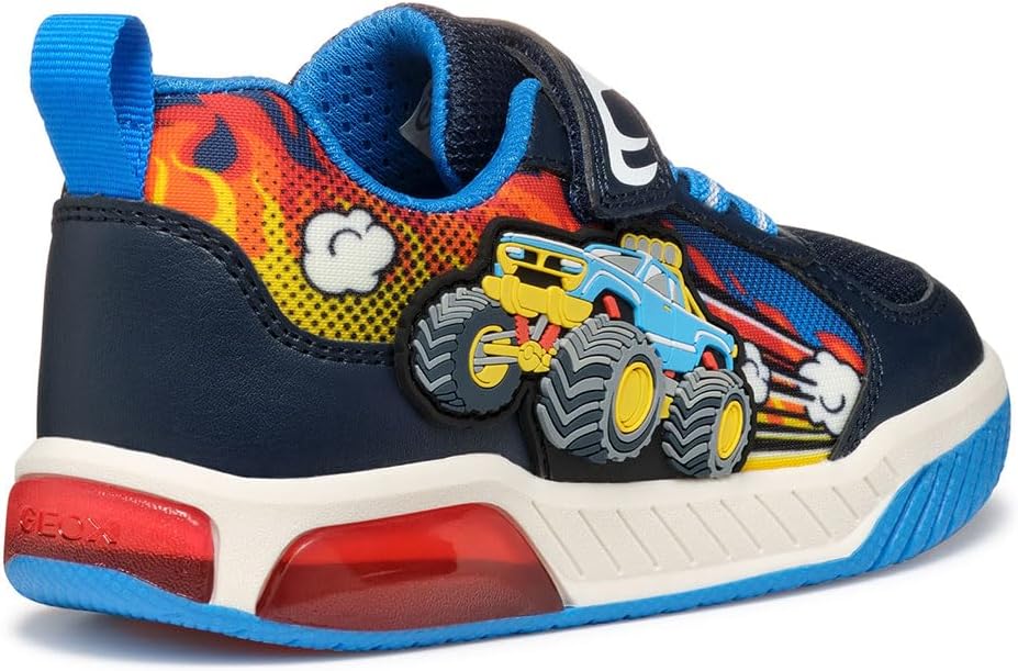 Geox Jungen J Inek Boy E Sneakers 25 EU Navy Lt Blue, 25 EU Navy Lt Blue - Image 7