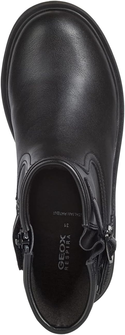 Geox Damen J Eclair Girl B Biker Boots 36 EU Schwarz, 36 EU Schwarz - Image 3
