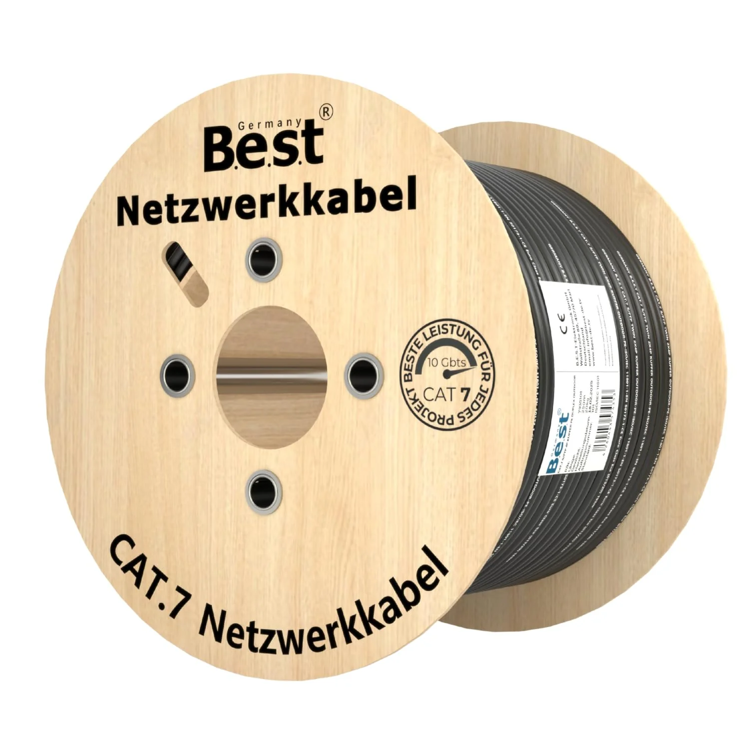 Germany B.e.s.t CAT 7 250M Duplex Erdkabel Netzwerkkabel Outdoorkabel LAN Kabel Ethernetkabel S/FTP - Image 5