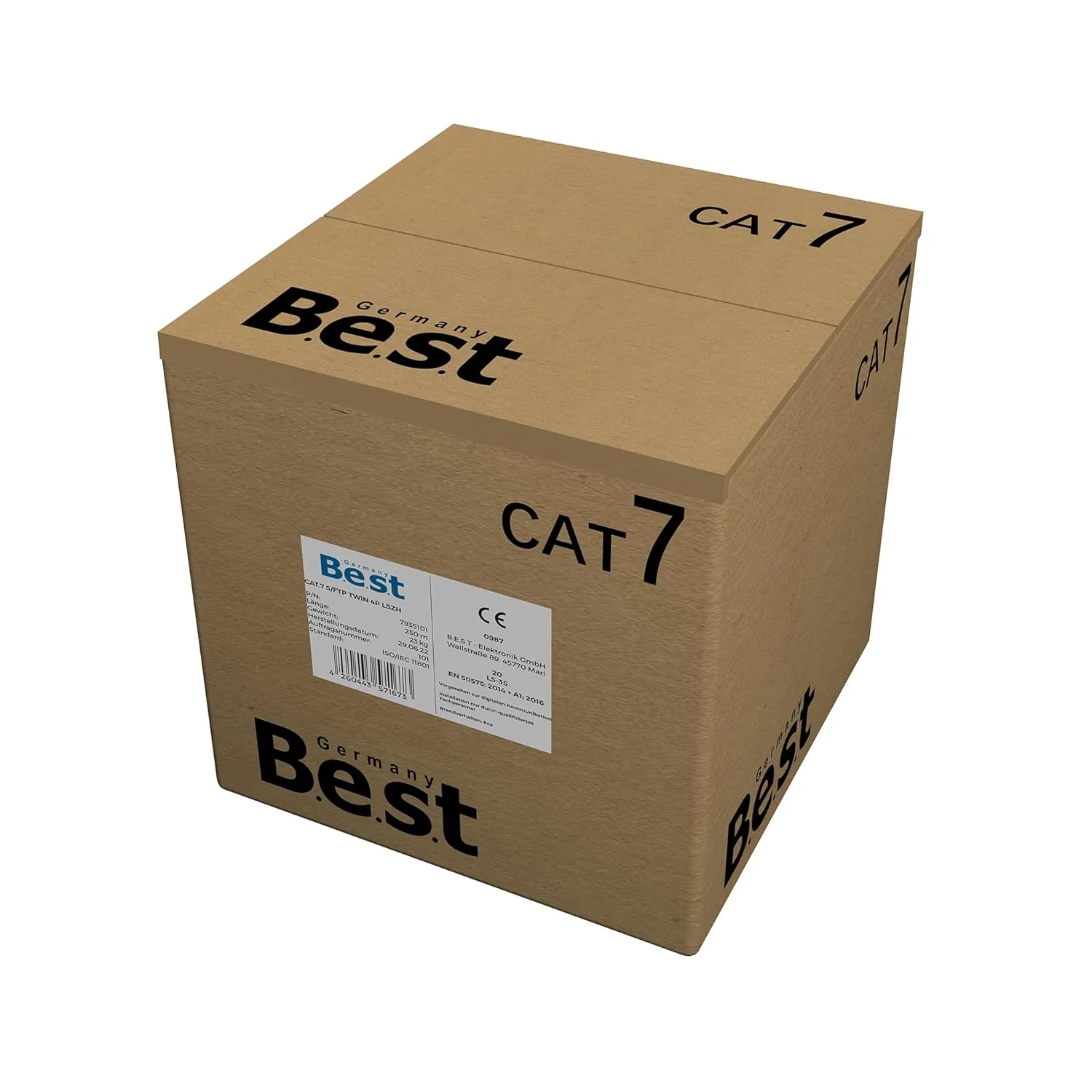 Germany B.e.s.t CAT 7 250M Duplex Erdkabel Netzwerkkabel Outdoorkabel LAN Kabel Ethernetkabel S/FTP - Image 6