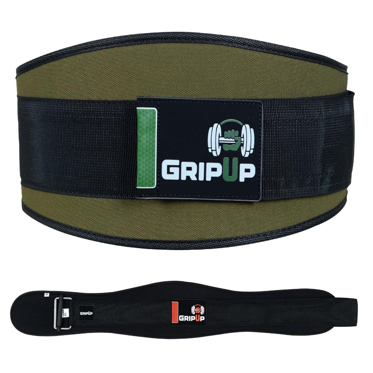 Gewichthebergürtel 6,5” aus Neopren – Ergonomischer Fitness Gürtel mit verstellbarem Verschluss, Rüc