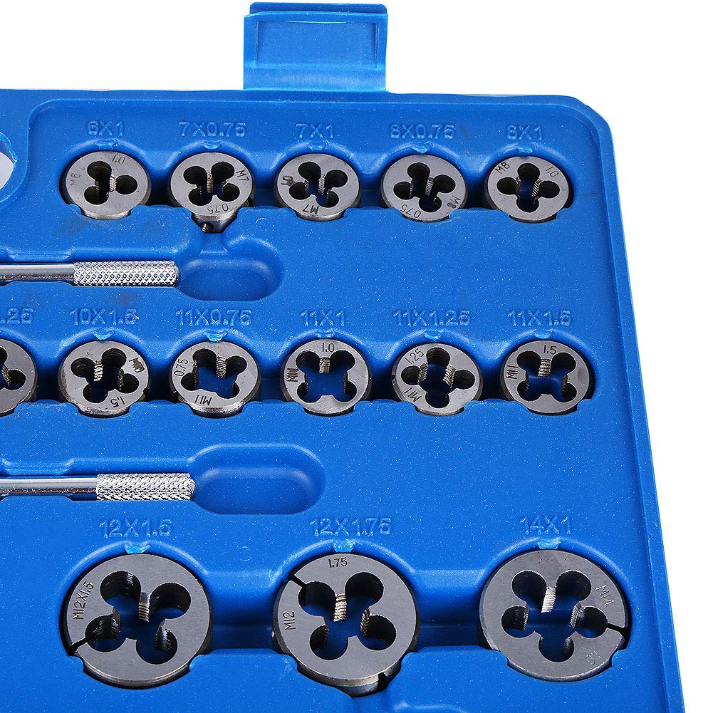 Gewindeschneider und Gewindeschneider Set M2-M18, 110 Stück / Set M2-M18 Professionelle Gewindebohre - Image 2