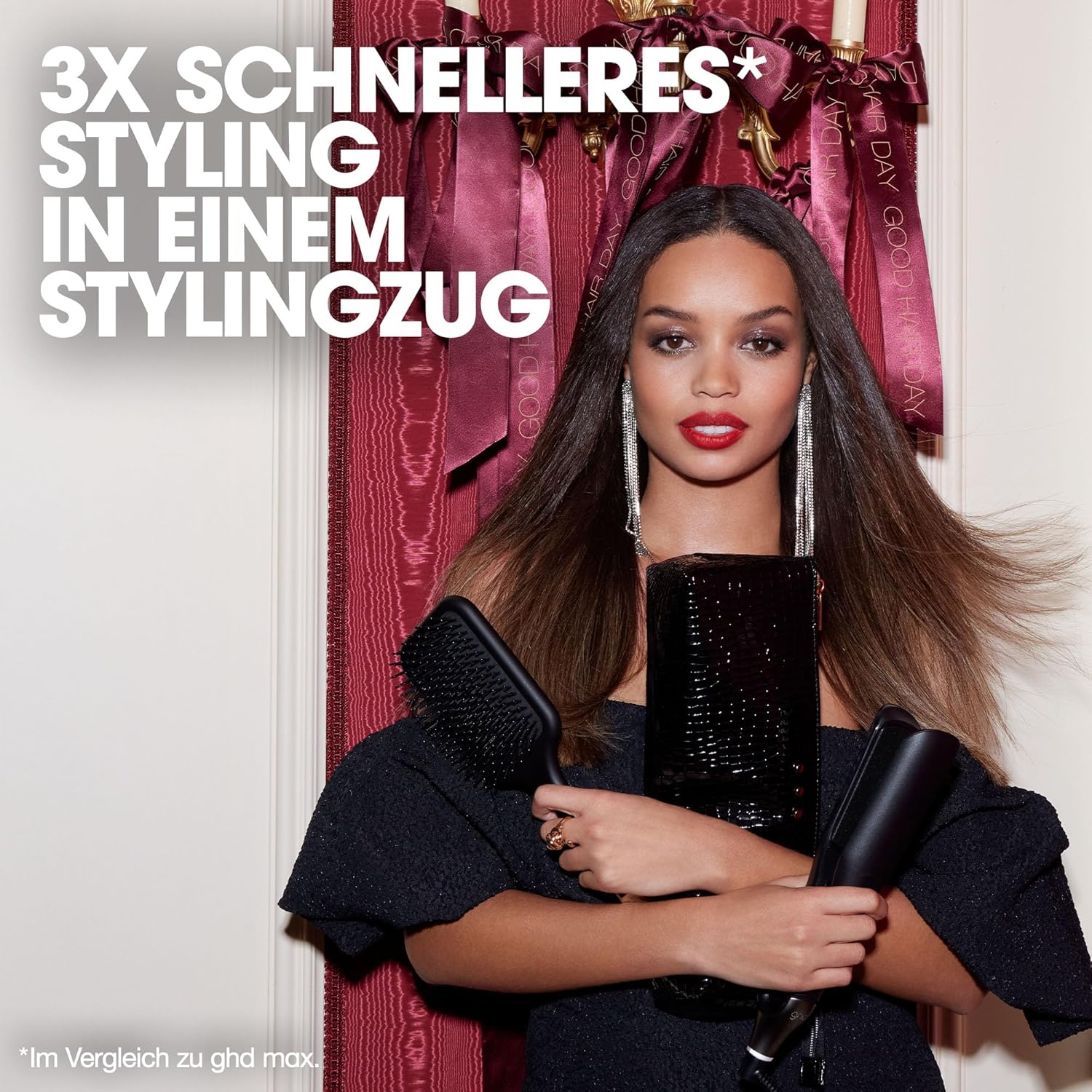 ghd chronos max Breites Glätteisen: Ideal für dickes, langes & lockiges Haar, smarter Styler, 85% gr - Image 4