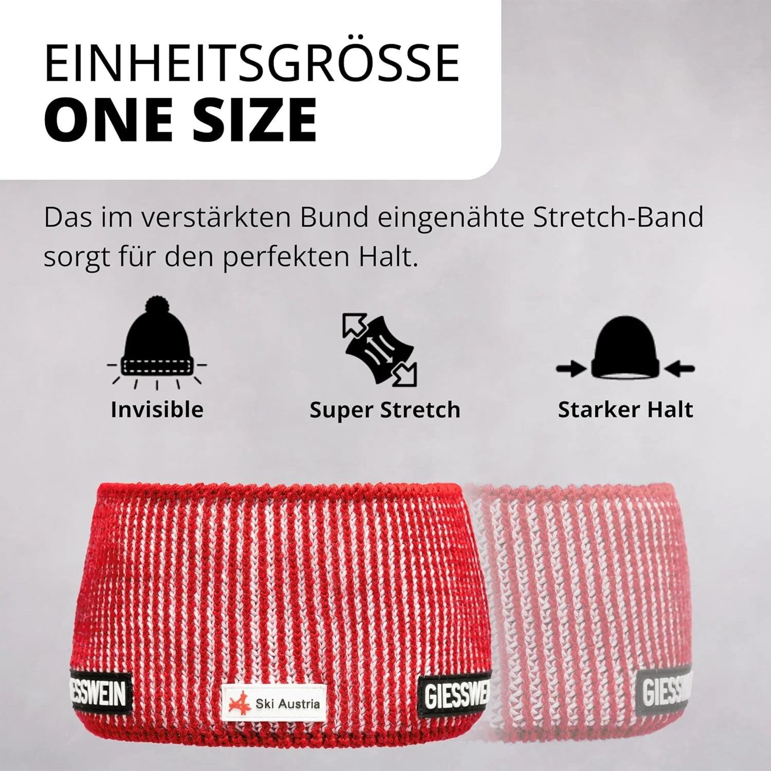 Giesswein Ski Austria Headband Flachau Ski Austria Headband Flachau - ÖSV Sportswear Unisex, Merino - Image 5