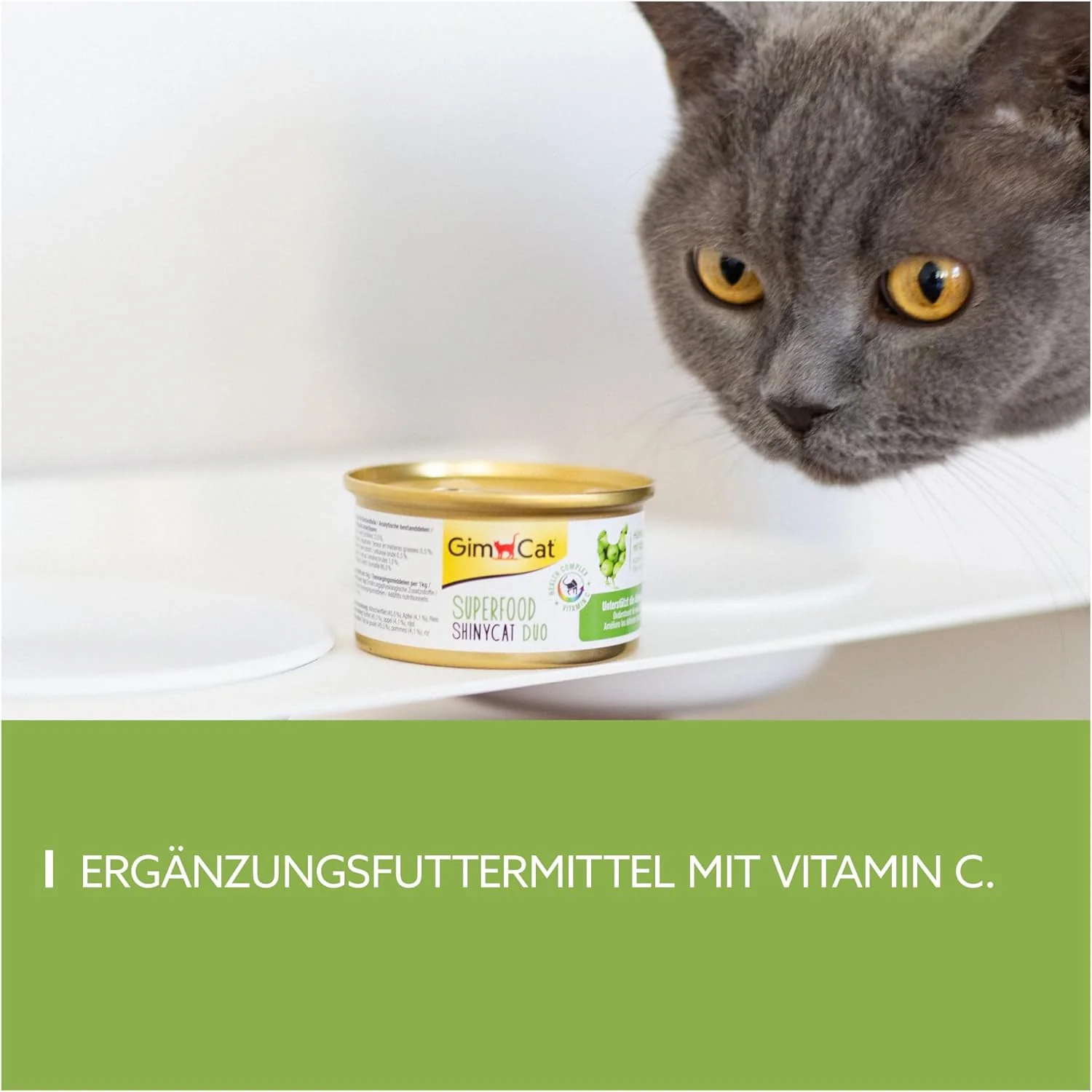 GimCat Superfood ShinyCat Duo Hühnchen mit Apfel - Katzenfutter mit saftigem Filet ohne Zuckerzusatz - Image 3