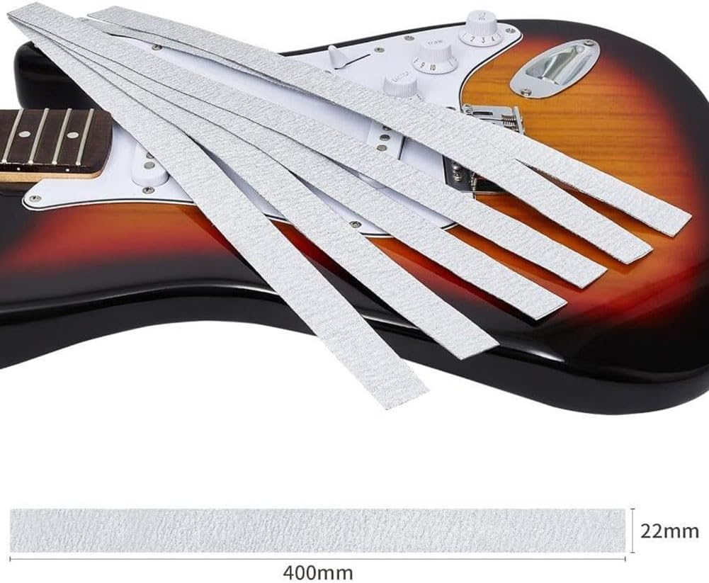 Gitarren-Nivellierstange, Gitarrenbund-Polierset, Gitarrenhals-Bundbalken Nivellierstange Gitarrenba - Image 2