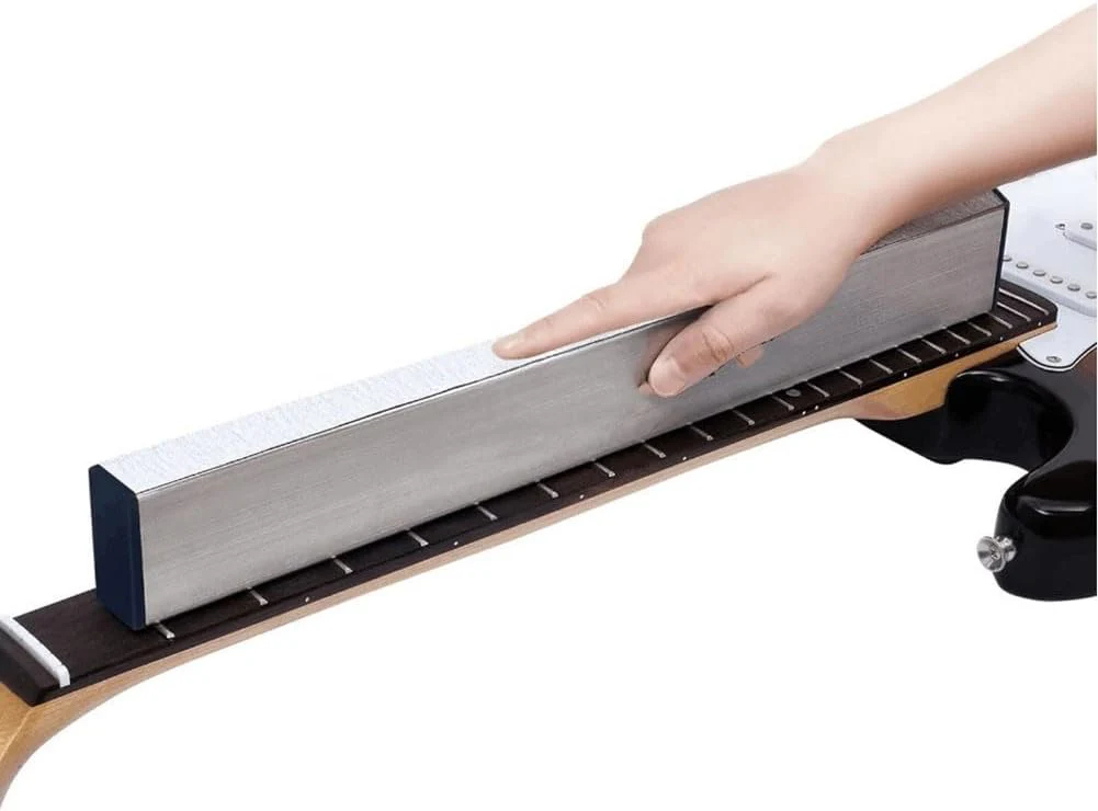 Gitarren-Nivellierstange, Gitarrenbund-Polierset, Gitarrenhals-Bundbalken Nivellierstange Gitarrenba - Image 3