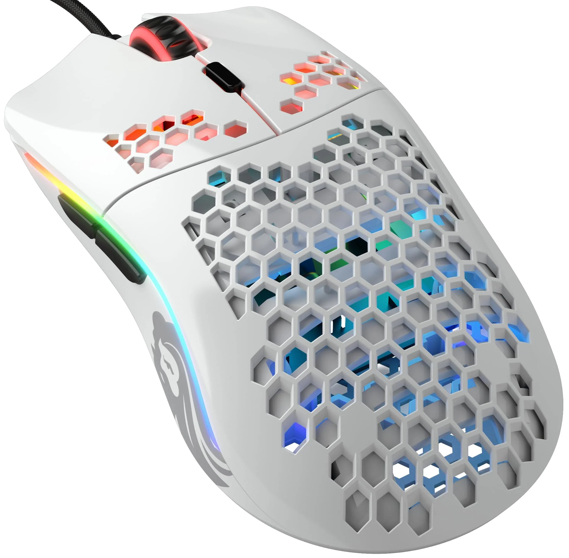 GLORIOUS Model O- (Minus) Compact Wired Gaming Mouse - 58g Superlight Honeycomb Design, RGB, Pixart