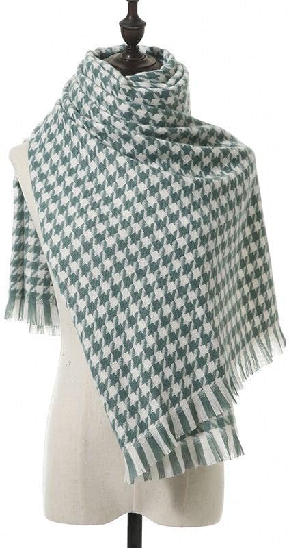 GLORIS Warmer Kaschmir Schal Herbst Winter Hahnentritt Schal/XL Stola Umschlagtuch Warm Pashmina Sch - Image 2