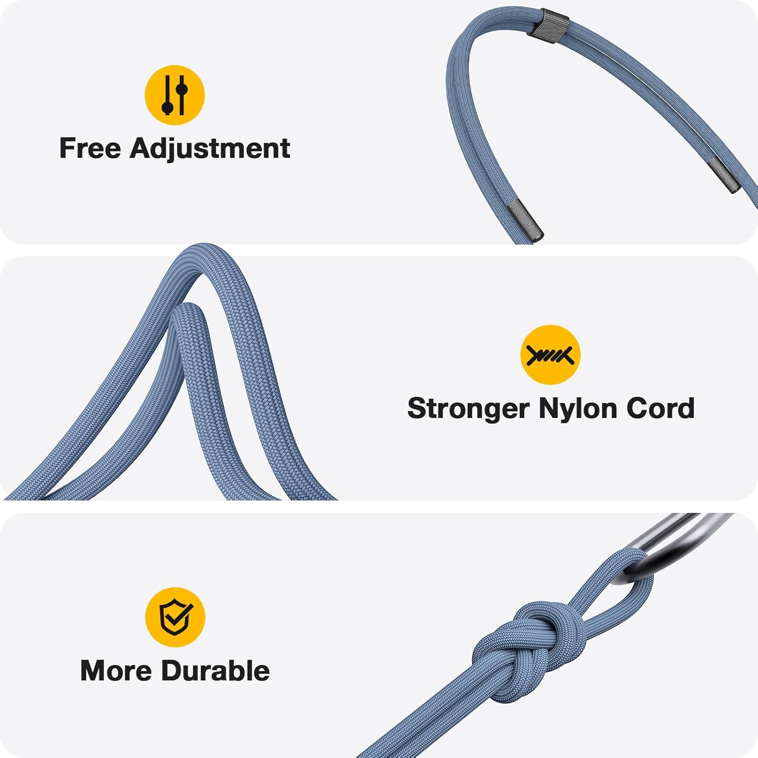 GOODVISH Handykette für iPhone 16 Hülle mit Band (6.1") | Kameraschutz und Bildschirmschutz | | Neck - Image 6