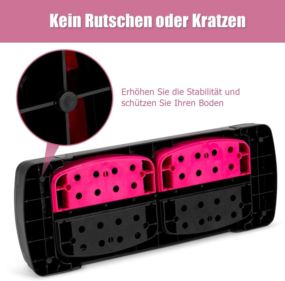 GOPLUS Höhenverstellbarer Stepper, Step-Bench mit 3 Stufen (10/15/20cm), Steppbrett für Aerobic und - Image 5