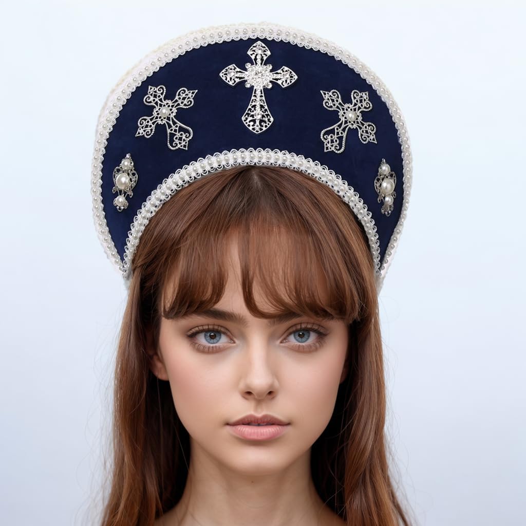 GRACEART Anne Boleyn Kunstperle Halskette Stil: 6 (Blau), Stil: 6 (Blau) - Image 2