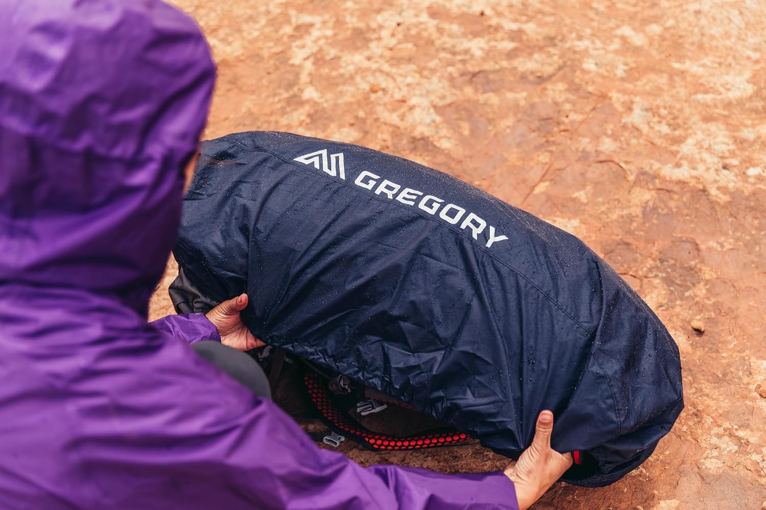 Gregory Trial Accessories - Raincover - wasserdichte, reflektierende Regenhülle für Rucksack Rainfor - Image 4