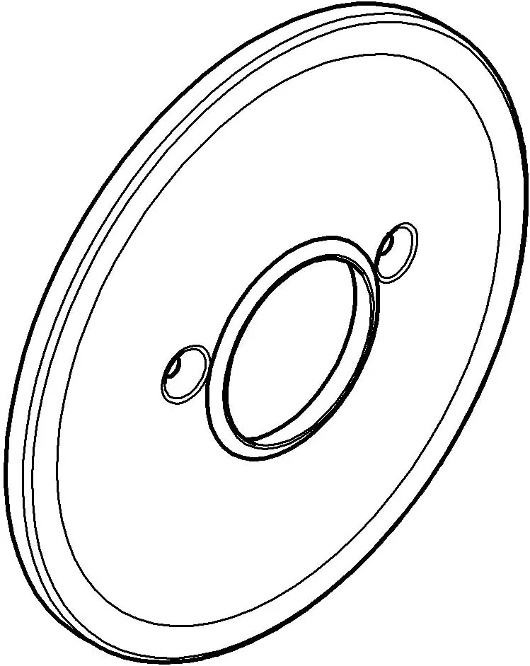 GROHE Rosette (Original Ersatzteil, Langlebig, Robust, Herstellergarantie: 5 Jahre, Passgenau), Chro - Image 2
