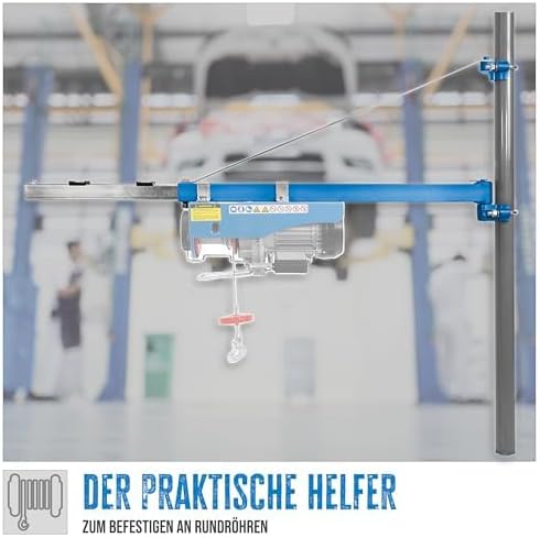 Güde Elektro-Seilzug GSZ 100/200 (450 W, GS-geprüft, max. Hubkraft ohne/mit Umlenkrolle 100/200 kg, - Image 4